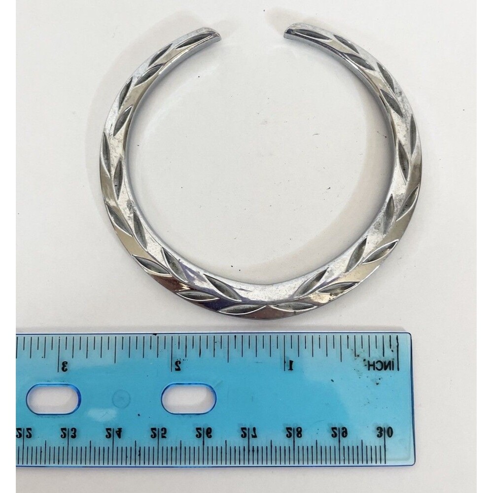Cadillac OEM Chrome Plastic 3" Wreath Emblem Badge Logo Nameplate Name Plate